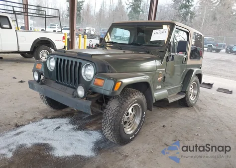1997 Jeep Wrangler Sahara z USA, uszkodzony, nr VIN 1J4FY49S1VP545728